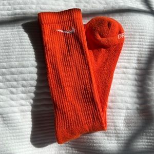 Orange Nike Socks